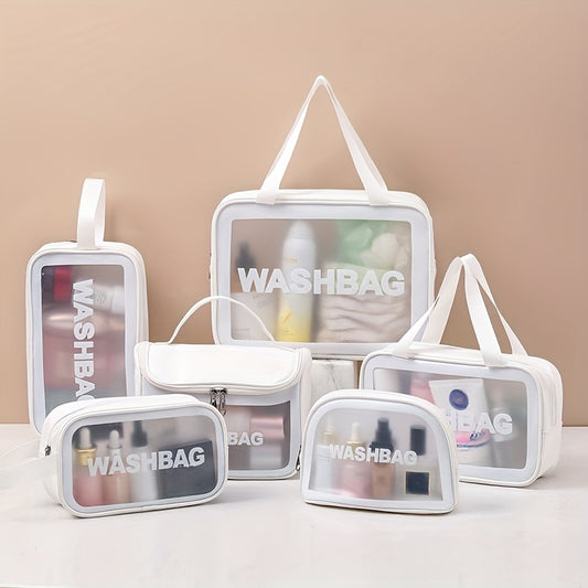 Makeup bags & Storage
Large Capacity Waterproof Toiletry Bag with Zipper for Women - Perfect for Travel and Organizing Makeup