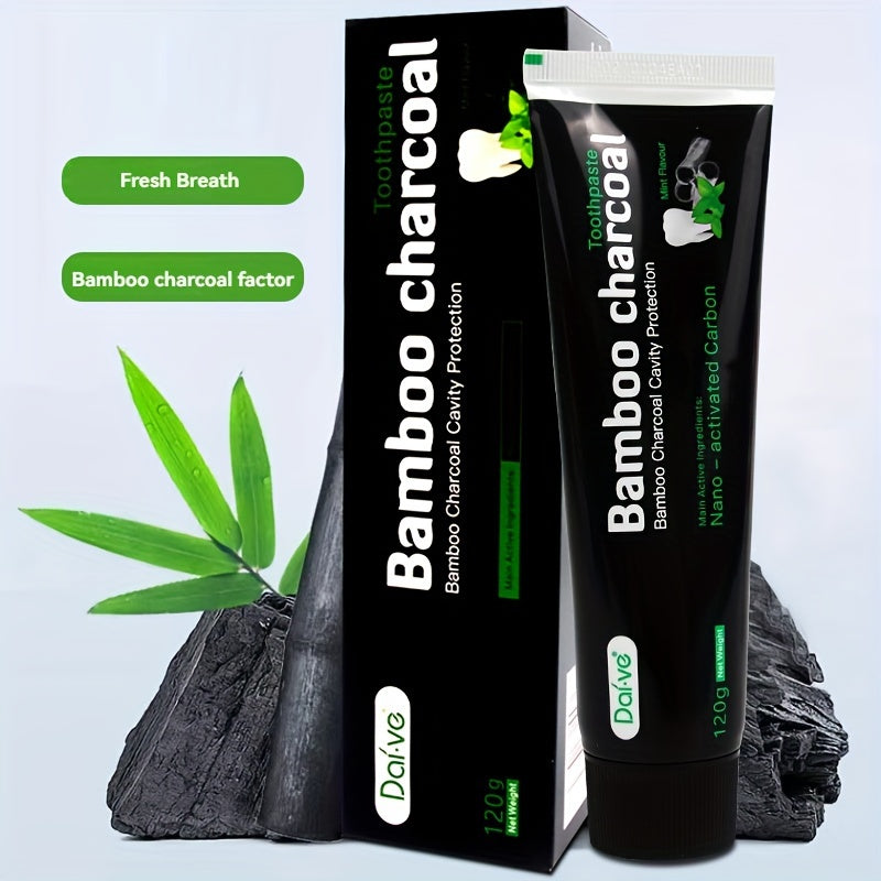 Oral Care
Bamboo Charcoal Toothpaste for Adults - Deep Clean & Fresh Breath, All-Day Odor Control by Brushing, Gift Set Included