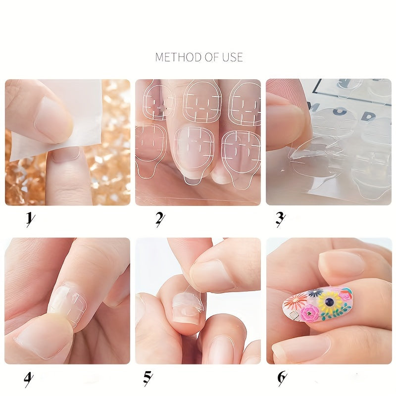 Nails
120Pcs Acrylic Nail Adhesive Stickers - Cartoon Princess Theme, Self-Adhesive Jelly Glue Nail Decals, Waterproof Irregular Shaped Nail Art with Glossy Crystal Finish, Single Use Embellishments for Plastic Surfaces