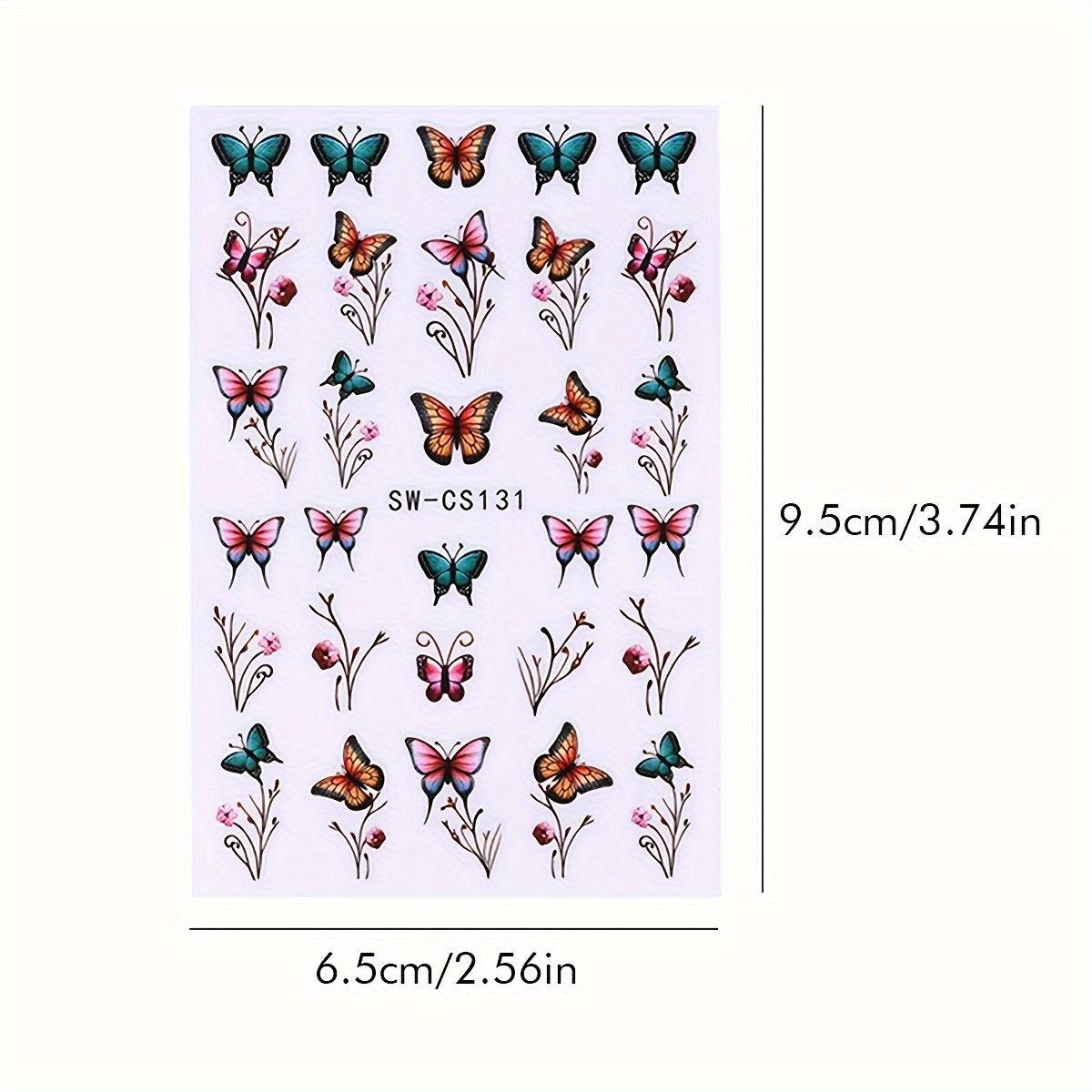 Nails
2pcs 3D Flowers Nail Art Stickers Butterfly Lavender Flowers Design Nail Decal Design Charms Blossom Spring Sticker DIY Manicure Decoration