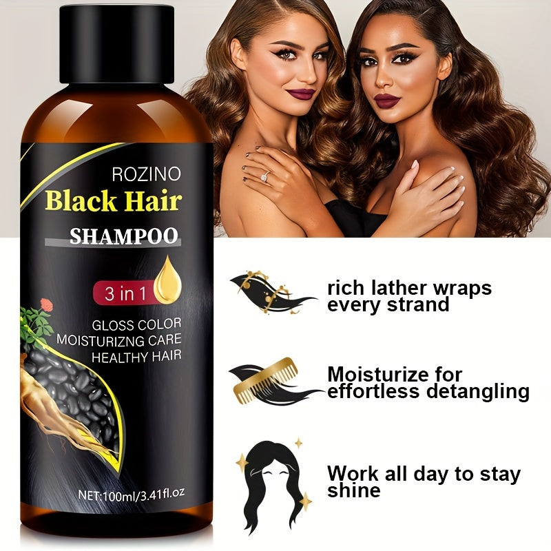 Hair Care
3 In 1 Hair Shampoo, Deep Cleaning And Moisturizing Hair, Easy To Clean, Containing Black Beans, Honey, Ginseng Essence, Moisturizing, Soft And Silky Hair, Making Hair Look Fluffy And Shiny