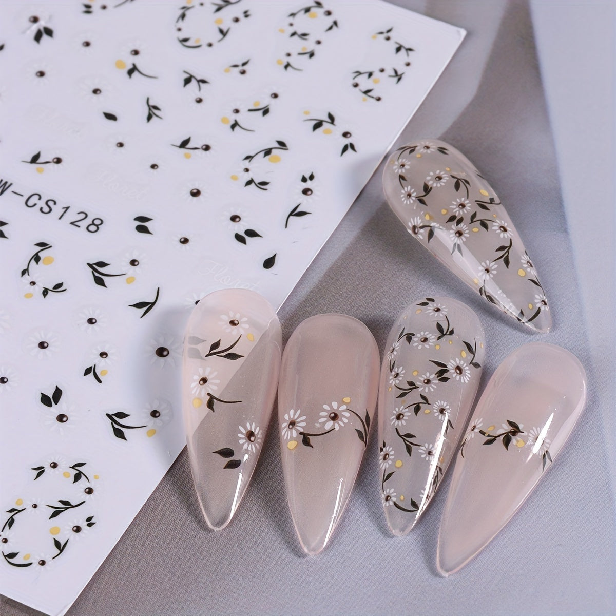 Nails
2pcs 3D Flowers Nail Art Stickers Butterfly Lavender Flowers Design Nail Decal Design Charms Blossom Spring Sticker DIY Manicure Decoration