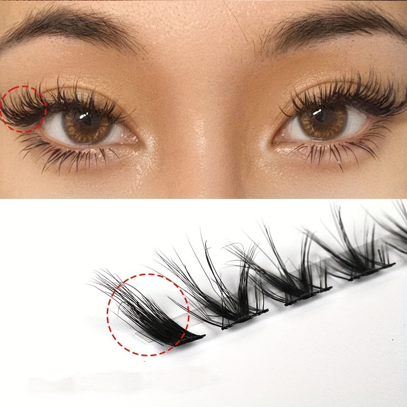 False Eyelashes
40 Clusters Individual Eyelashes Fluffy Natural Segmented Eyelashes Cluster Dramatic Lashes Extension Soft 3D False Eyelashes Makeup 9-13mm Mix