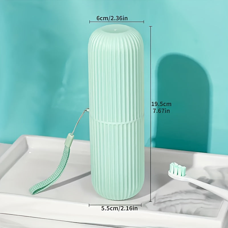 Oral Care
1pcs Portable Travel Toothbrush Storage Container Box, Gargle Cup, Toothpaste Holder, Toothbrush Carrying Box, Toothbrush Travel Containers