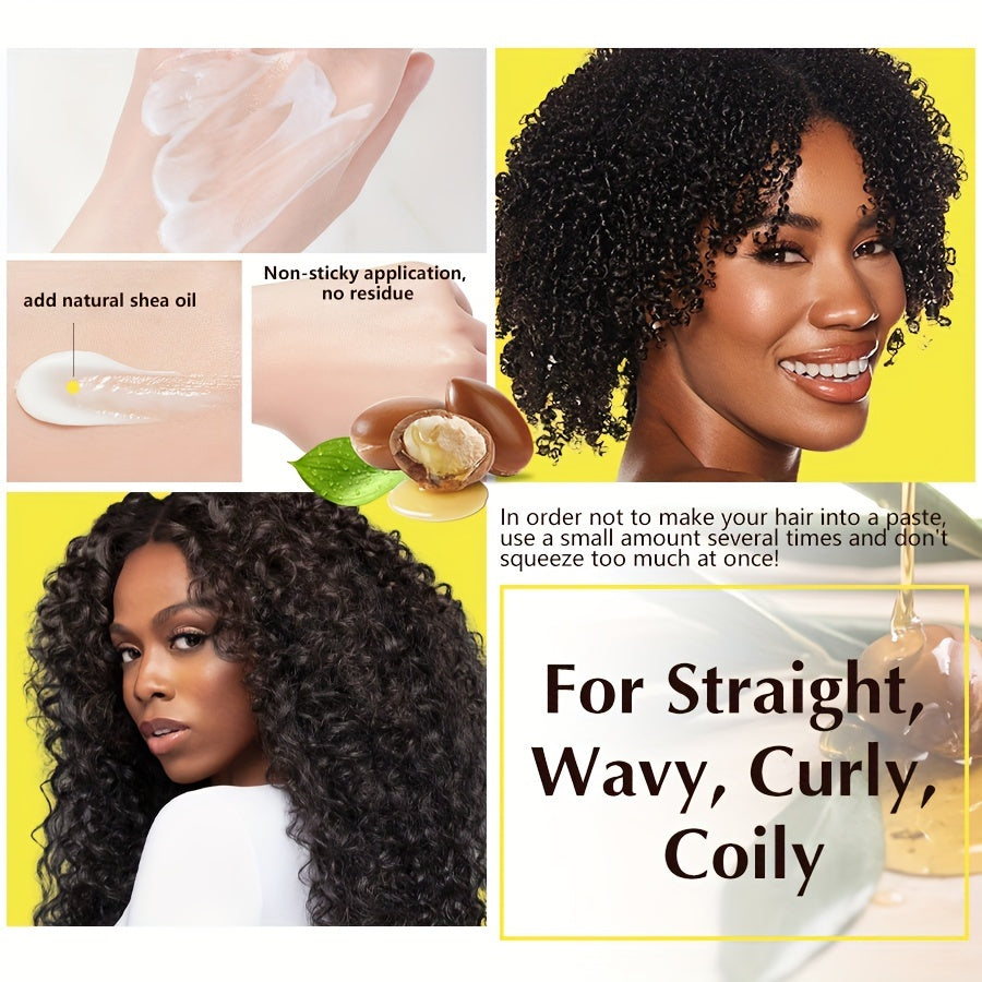 Hair Care
1PC Curl Defining Cream For Curly Hair - Curling Perfection Wavy Hair Products Curl Cream, Hair-Smoothing Anti-Frizz Cream To Define All Natural Curl Types & Hair Textures