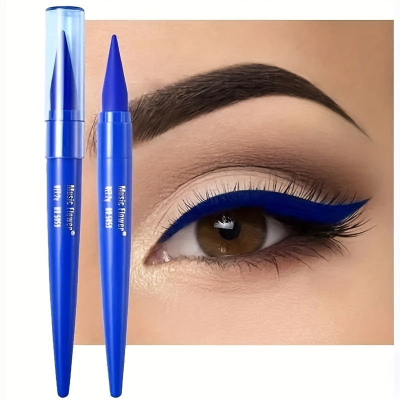 Makeup Long-Lasting Matte Eyeliner Gel - Smooth, Natural, Waterproof, And Smudge-Proof, Blue Eyeliner Contains Plant Squalane Formula