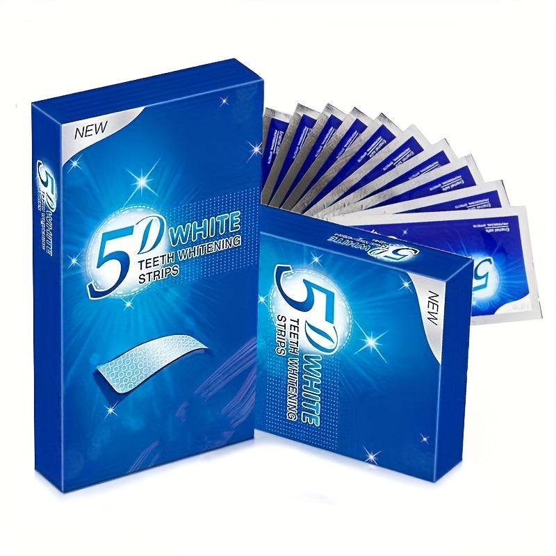 Oral Care
7 Pairs/Box 5D Teeth Whitening Stickers, Teeth Whitening Strips, Teeth Cleaning Tools,for Cleaning Teeth Remove Smoking Stains Coffee Stains