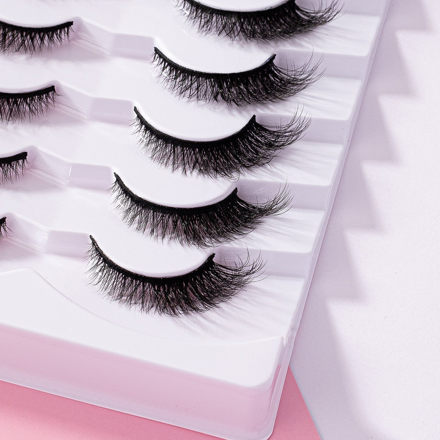 False Eyelashes
7 Pairs False Eyelashes, Faux Mink Hair Lashes, Eye End Lengthening Cat Eye Lashes, Fluffy Soft Dramatic Eyelashes