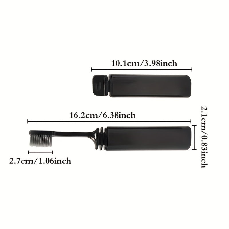 Oral Care
Portable Compact Charcoal Folding Toothbrush - Perfect for Travel, Camping, and Hiking - Easy to Take and Efficient Teethbrush