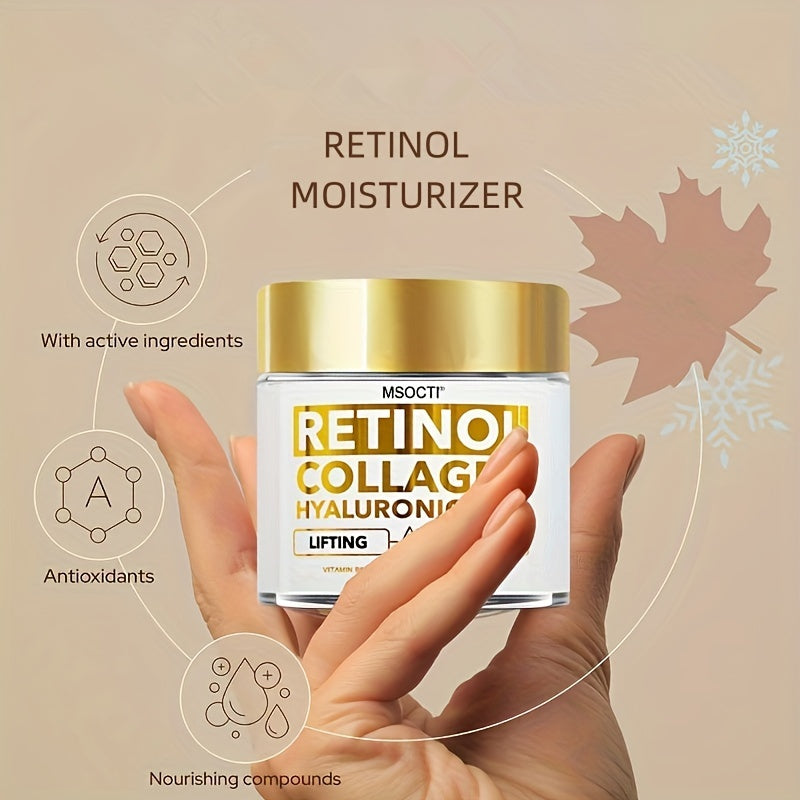 Facial care
50ml Retinol Collagen Hyaluronic Acid Face Cream, All In One Moisturizer Cream, Deep Hydrating Firming Skin