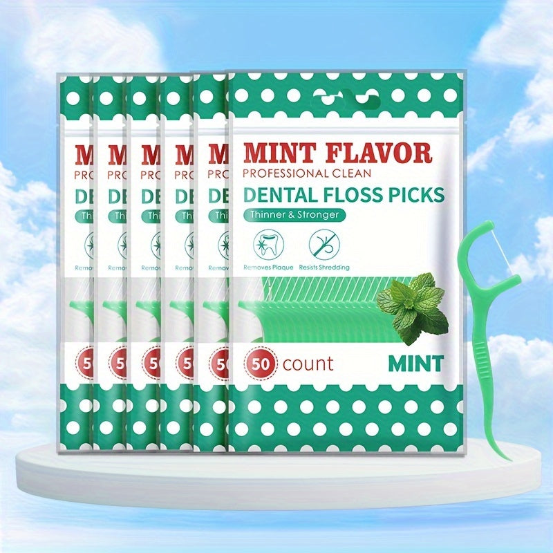 Oral Care
Mint Flavor Dental Flosser Picks, Deep Cleaning Dental Floss For Proper Oral Care, Portable Hygienic Flosser For Travel Daily Life travel must have