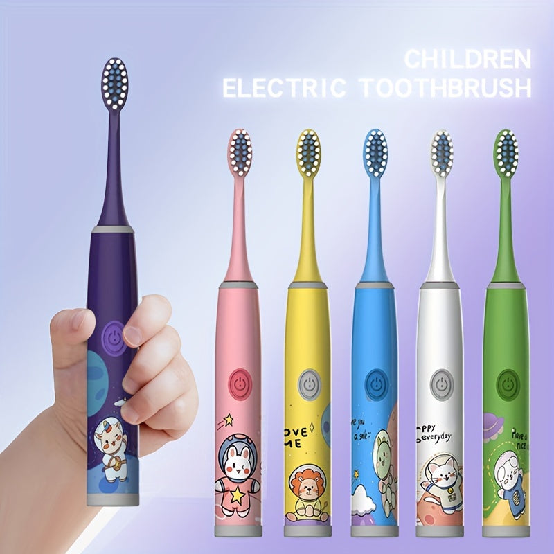 Oral Care
Children's Cartoon Electric Toothbrush with 7 Replacement Brush Heads - The Ideal Choice for Children Aged 4-14 - Promotes Healthy Oral Hygiene and Effective Oral Care (Battery Not Included)