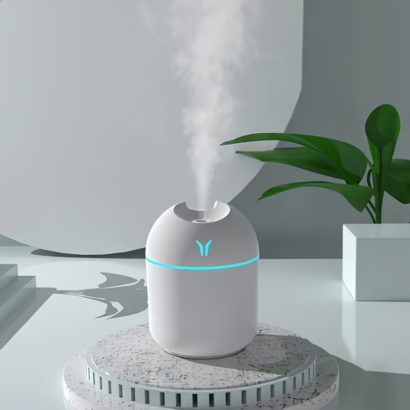 Beauty Tools
1pc Portable Colorful Mist Volume Humidifier, Cute Cool Mist Humidifier With LED Light, For Home Office Desktop Bedroom, Holiday Gift