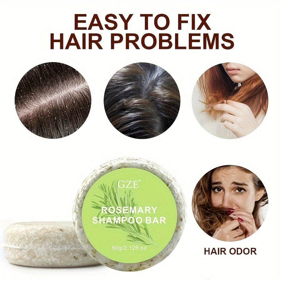 Hair Care
60g Rosemary Shampoo Bar, Deep Cleansing & Oil Control, Plant-Based Hair Care For Scalp Health