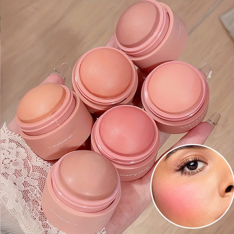 Makeup 6 Color Blush Peach Pink Blush Mute Light Foggy Face Quick Makeup Suitable For Any Group Of People To Enhance The Color So That The Skin Looks Transparent And Flawless