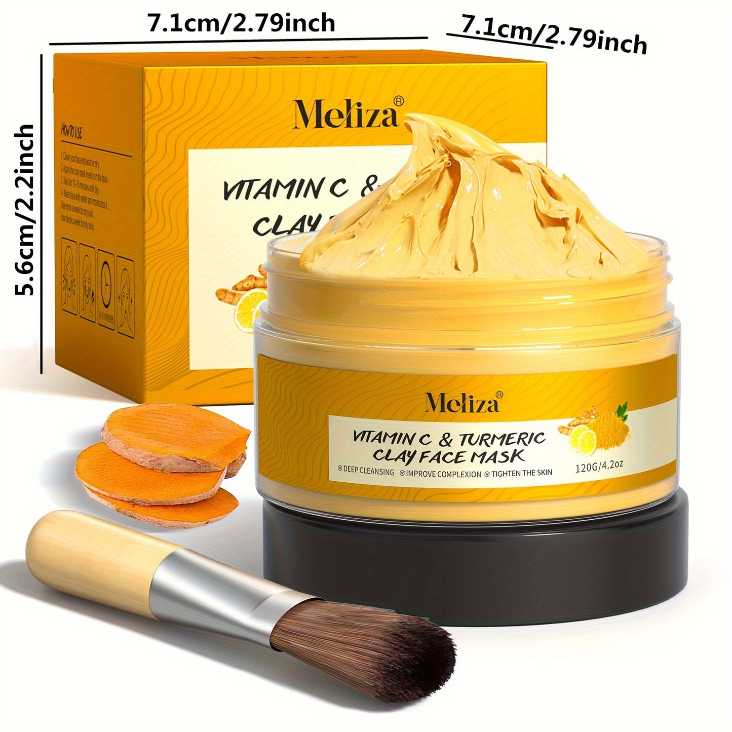 Facial care
120g Vitamin C Exfoliating Mask Turmeric Exfoliating Mask Improves Pores Deep Cleansing Mask Vitamin C Exfoliating Mask Smear Mask