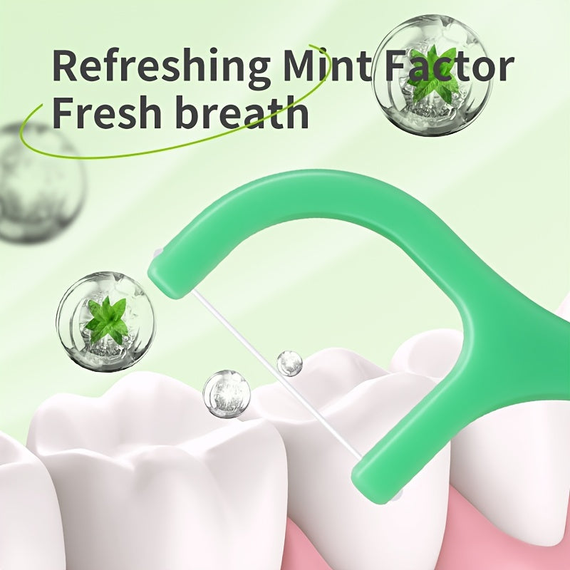 Oral Care
Mint Flavor Dental Flosser Picks, Deep Cleaning Dental Floss For Proper Oral Care, Portable Hygienic Flosser For Travel Daily Life travel must have