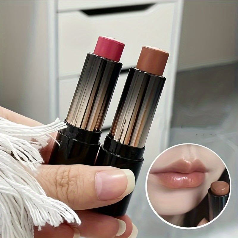 Makeup Lipstick Red Brown Lipstick, Non-fading Non-stick Cup, Waterproof Moisturizing Dewy Finish Lip Gloss, Valentine's Day Gift