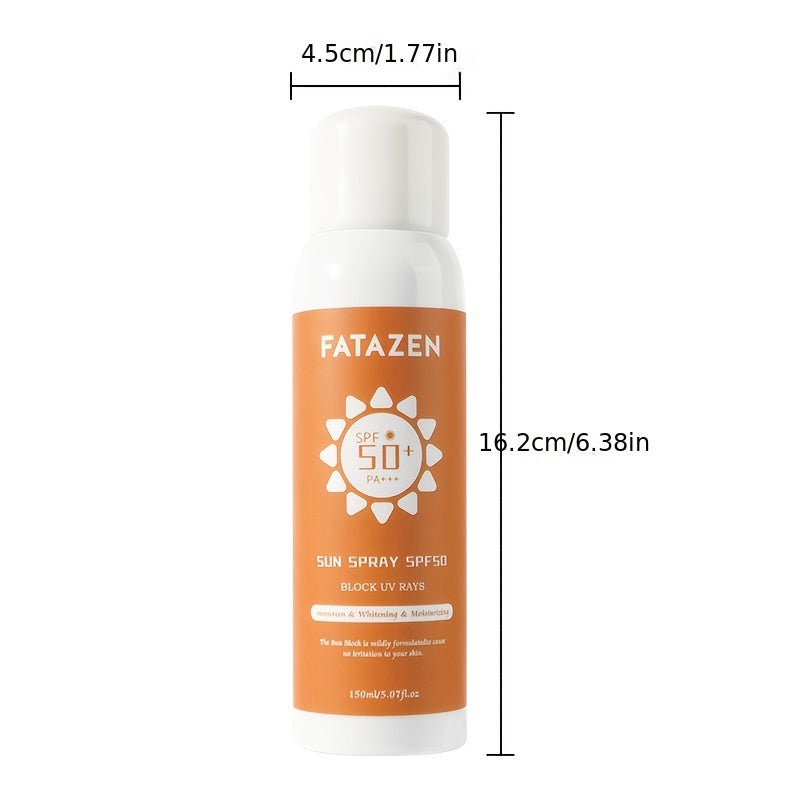 Personal Care
150ml Chamomile Sunscreen Spray, SPF50+/PA+++, Pure Plant Extract Sunscreen Spray Moisturizing Sunscreen Mist Spray