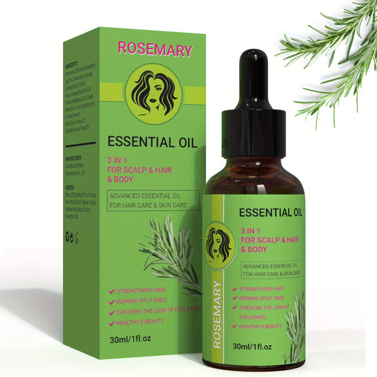 Hair Care
Rosemary Oil For Scalp & Hair & Body Care, 3-in-1 For Strengthens Hair/Eyelashes, Moisture Body Skin, Natural Formula With Rosemary, Jojoba, Biotin, Olive Fruit, Sweet Almond And Rosa Rugosa Flower Plant Extract