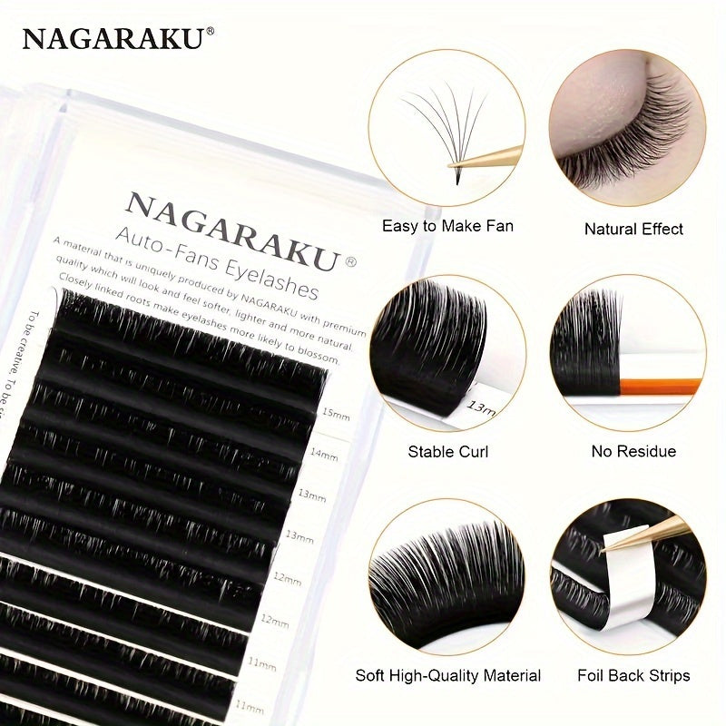 False Eyelashes
Easy Fan Eyelash Extension, Fast Blooming Handmade False Eyelashes, Premade Volume DIY Lash Extension