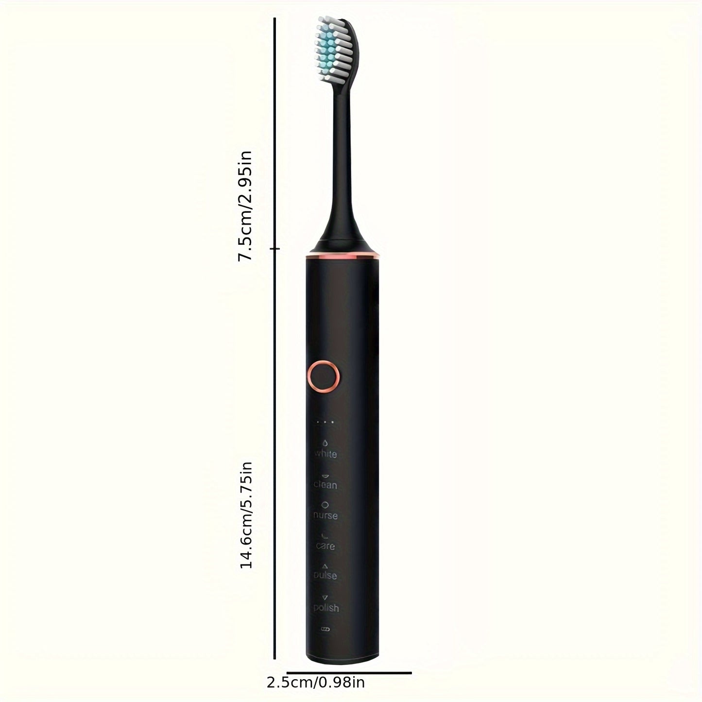 Oral Care
Rechargeable Electric Toothbrush Set - 5 Brushing Modes With Smart Timer - Includes Replacement Heads, USB Charging - Effective Cleaning For Teeth & Gums father's day gift