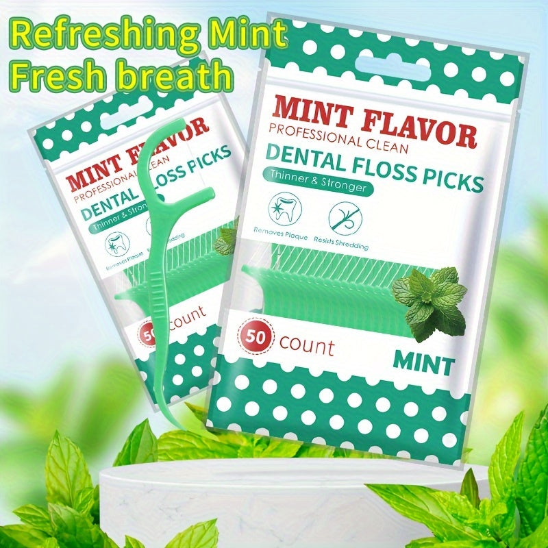 Oral Care
Mint Flavor Dental Flosser Picks, Deep Cleaning Dental Floss For Proper Oral Care, Portable Hygienic Flosser For Travel Daily Life travel must have