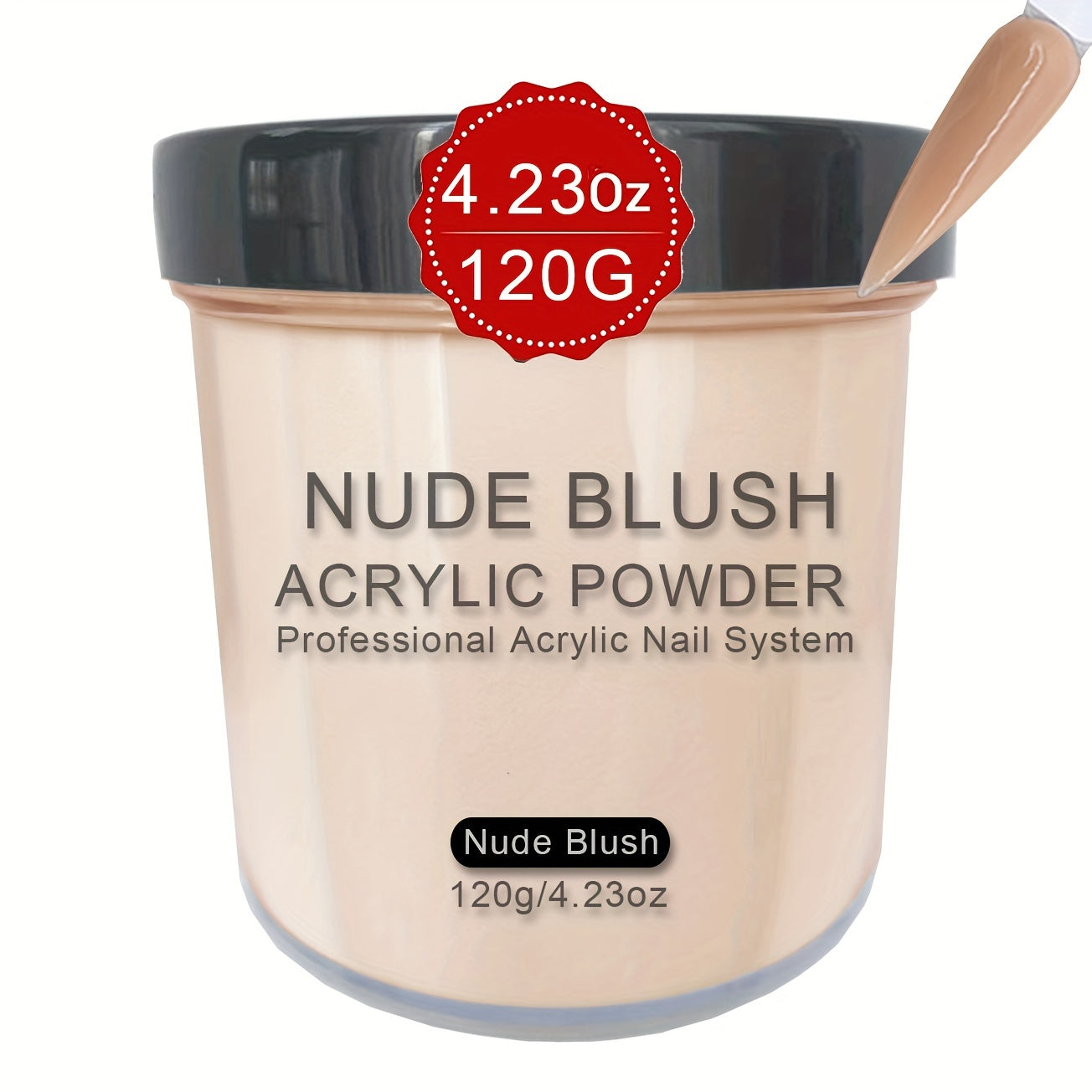 Nails
1 Piece Acrylic Nail Powder, Professional Nail System, Nude Blush, Beige Nude Colors, 120g/4.23oz Each Jar, For Nail Art Manicure