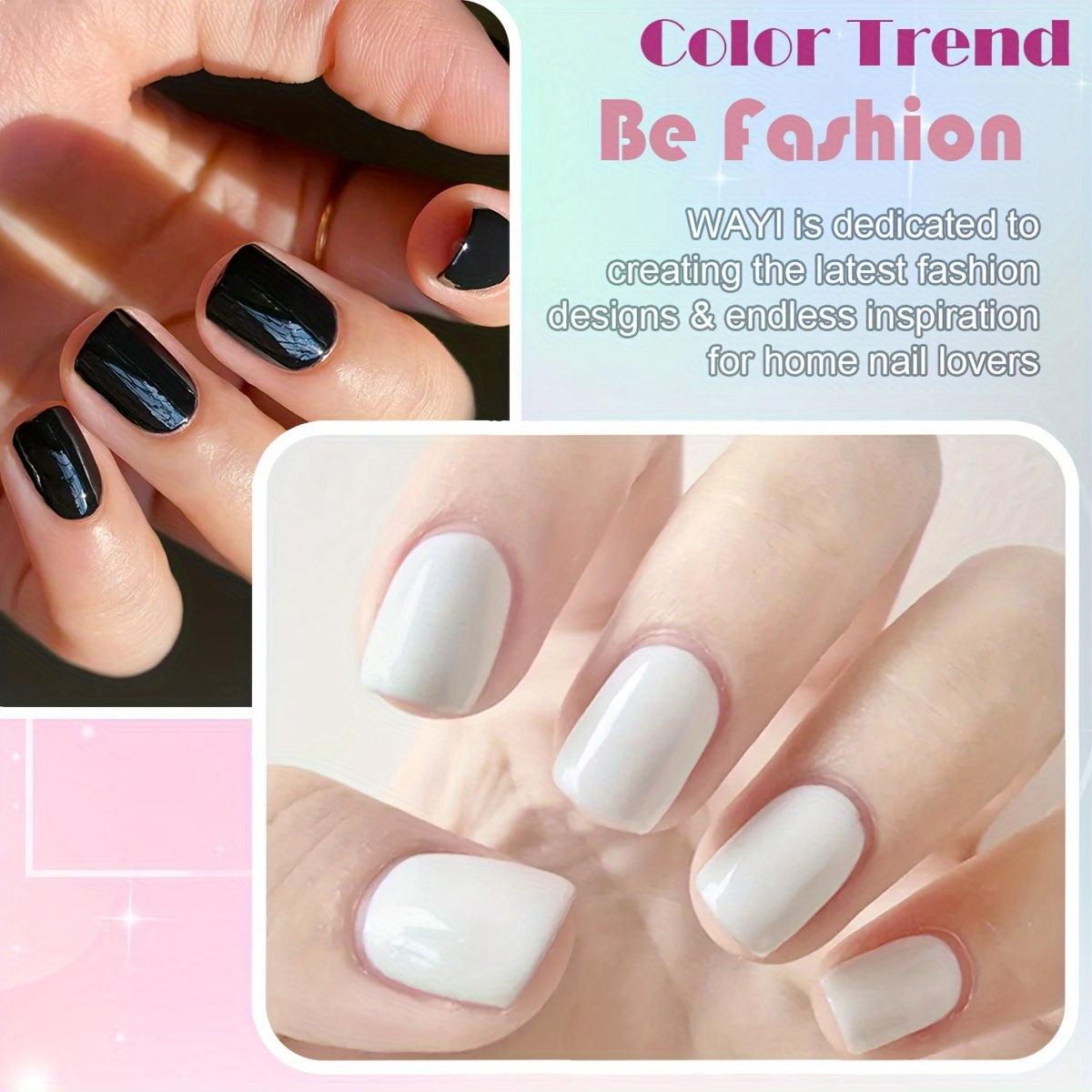 Nails
Gel Nail Polish Kit, 6 Colors Gel Polish White Black Green Pinkish Nude Gel Nail Polish Set Soak Off UV Nail Lamp Gel Nail Kits Cured Manicure Spring Summer Autumn Winter All Season Nails Design Gifts For Women