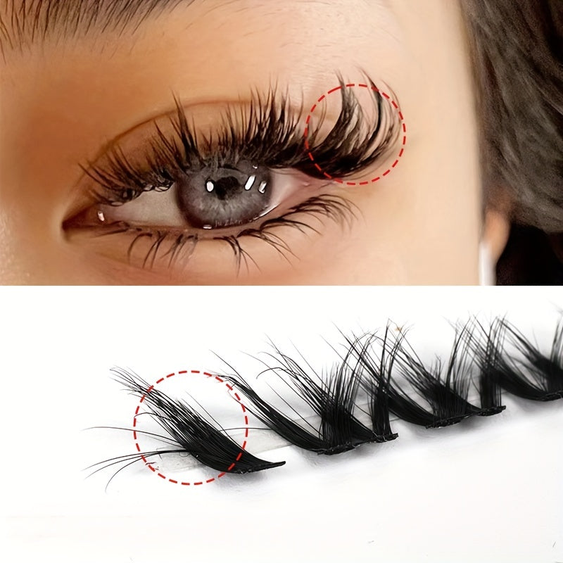 False Eyelashes
40 Clusters Individual Eyelashes Fluffy Natural Segmented Eyelashes Cluster Dramatic Lashes Extension Soft 3D False Eyelashes Makeup 9-13mm Mix