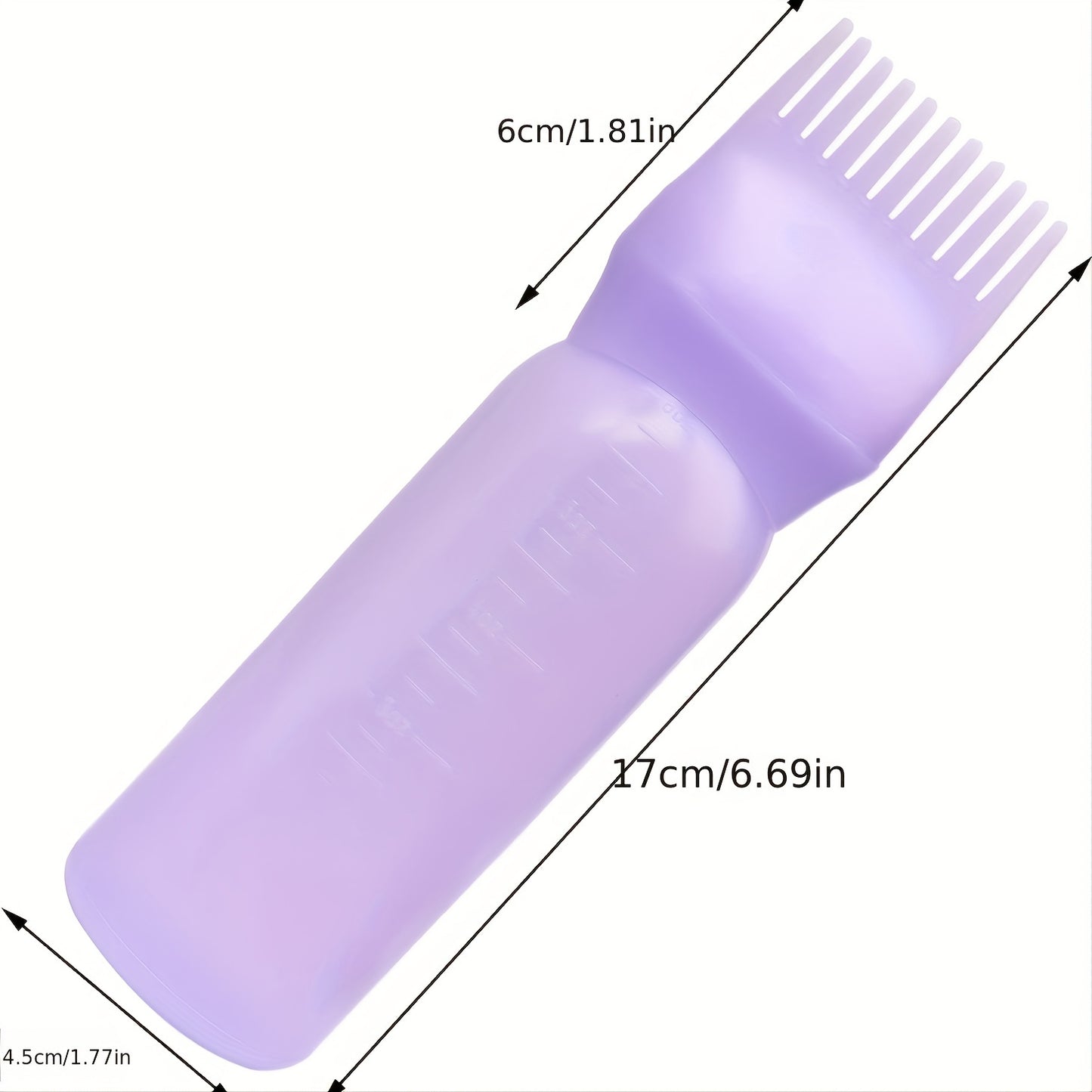 Hair Care
1pc Plastic Dry Cleaning Bottle For Hair Dyeing And Washing Bottle With Graded Thickening Hair Dyeing Bottle For Hair Dyeing Cream Bottle For Perm