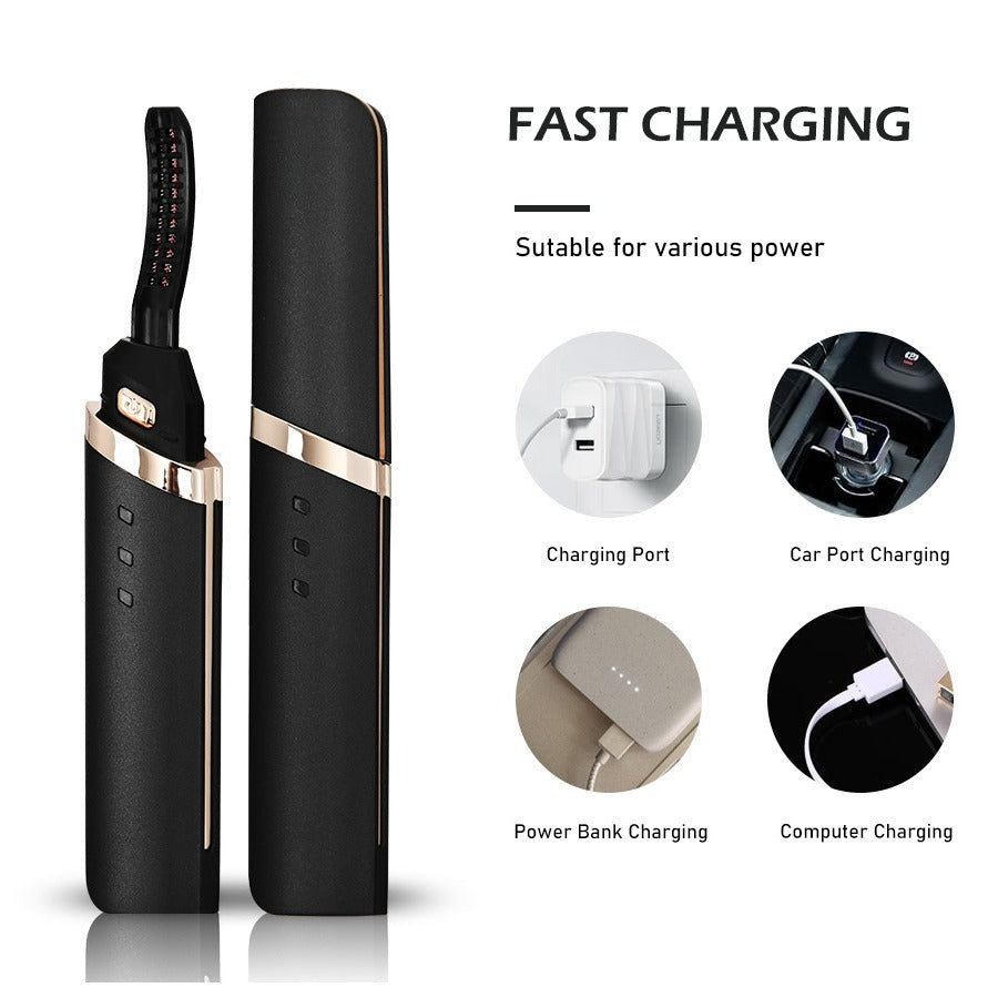 False Eyelashes
Long-Lasting Portable Electric Eyelash Curler with Heated Technology - Perfect Gift for Women