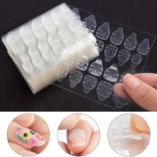 Nails
240pcs/10 Sheets, Breathable Jelly Double Sided Adhesive Tabs Nail Glue Sticker False Nail Tips For Manicure