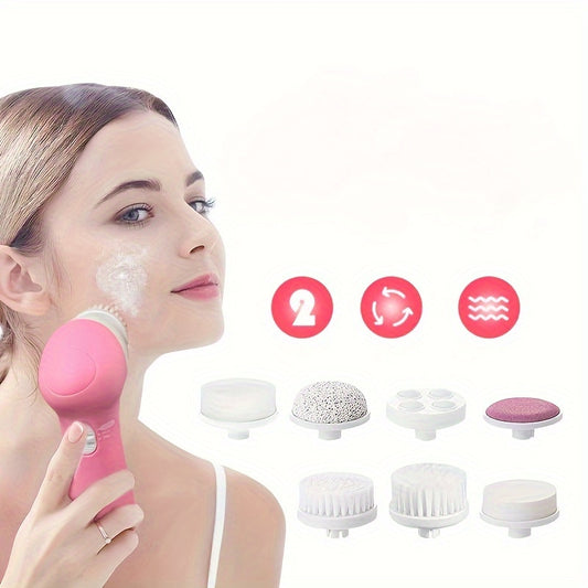 Beauty Tools
Electric Facial Cleanser 7-in-1 Facial Brush Beauty Instrument Facial Body Massage Beauty Instrument Facial Cleaner