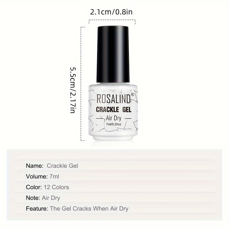 Nails
Hypoallergenic 7Ml Crackle Gel Nail Polish - Lead-Free, Perfect For Diy Manicures & Salon Use Gel Nail Polish Remover Nail Care Products