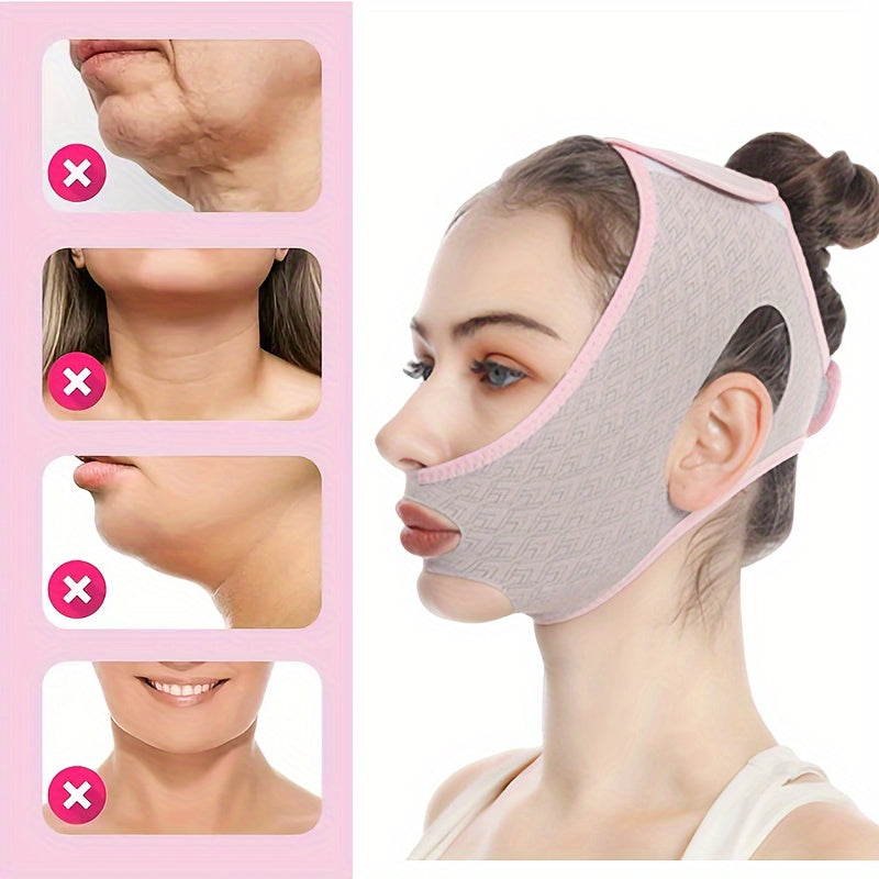 Beauty Tools
V Line Shaping Face Masks, Reusable Face Slimming Strap Face Mask Lifting Sleep Bandage Breathable Facial Belt Skin Care Tools Beauty Tool For Double Chin And Saggy Face