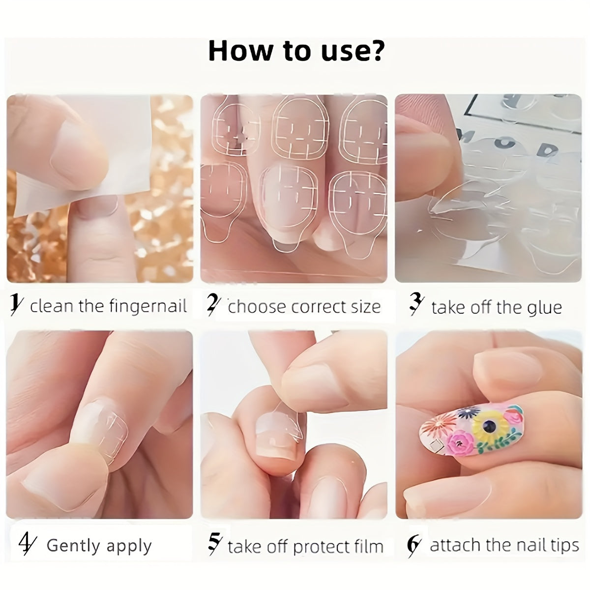 Nails
5/10/20/30 Sheets Nail Adhesive Tabs, Waterproof Nail Art Tools, Double-Side Nail Glue Sticker, For False Nails Press On Nails