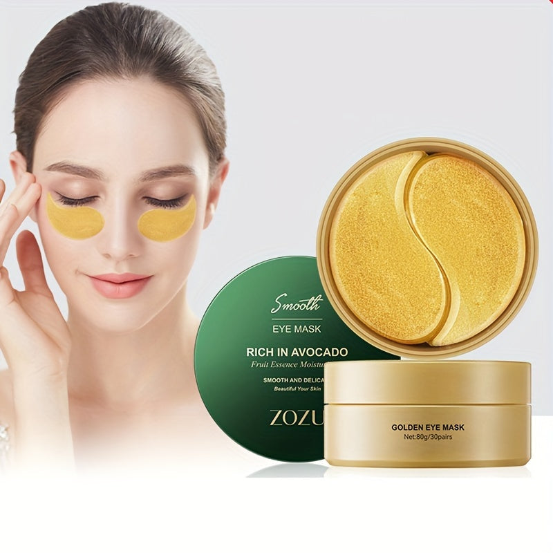 Personal Care
Eye Masks Moisturizing And Lifting Eye Masks For - Avocado And Golden Eye Patches For Firming And Tightening Under Eye Skin