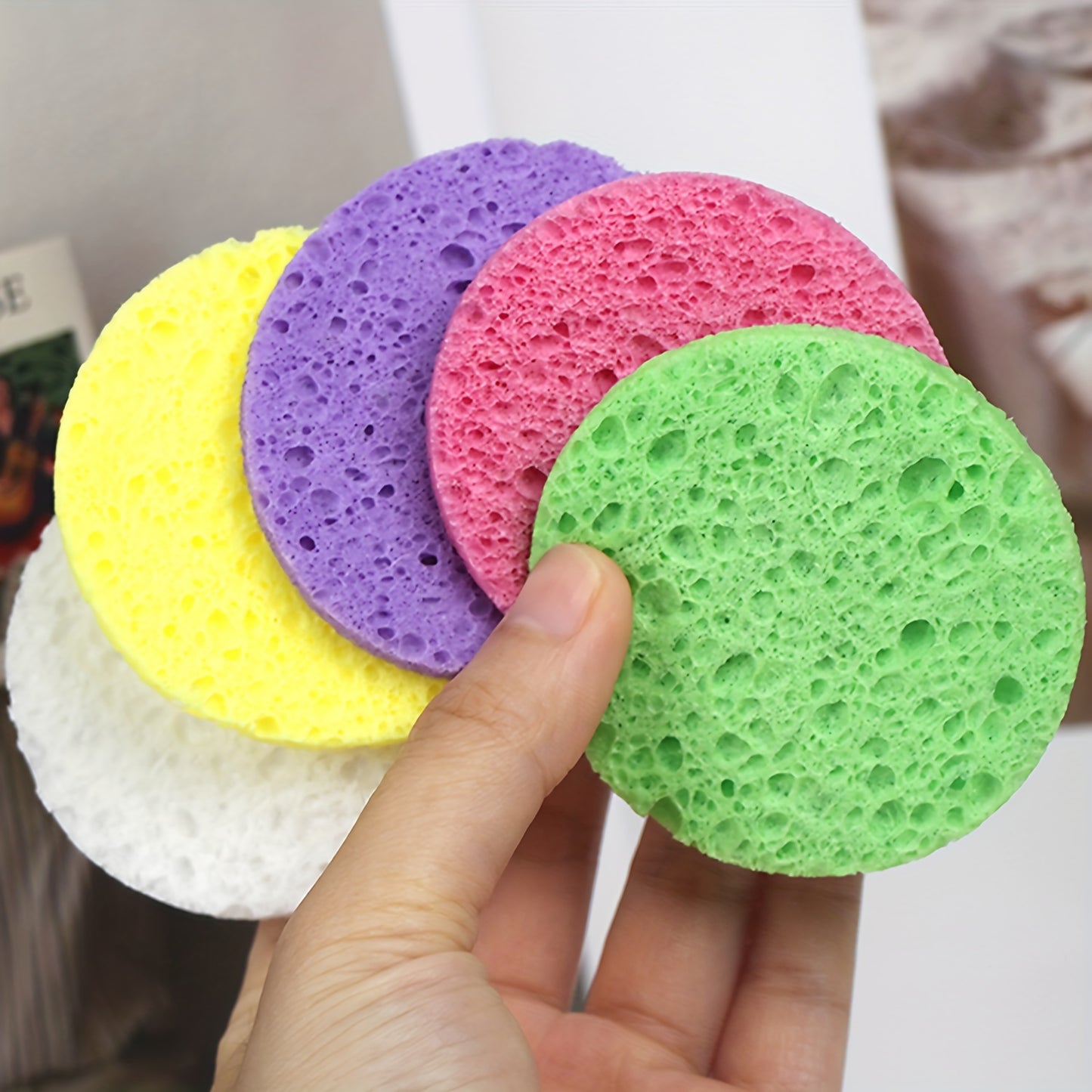 Facial care
20 Count Compressed Facial Sponges, Round Facial Cleansing Sponges, Natural Cosmetic Spa Sponges For Face Cleansing, Massage, Exfoliating, Makeup Removal