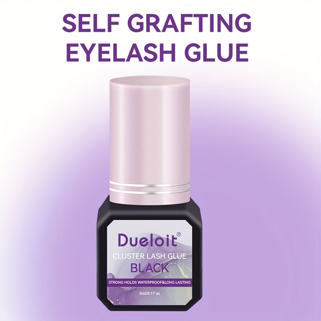 False Eyelashes
Dueloit Quick-Dry Lash Glue For Diy Eyelash Extensions - Waterproof, Long-Lasting Cluster Adhesive, Alcohol-Free Eyelash Glue Self Adhesive Eyelashes