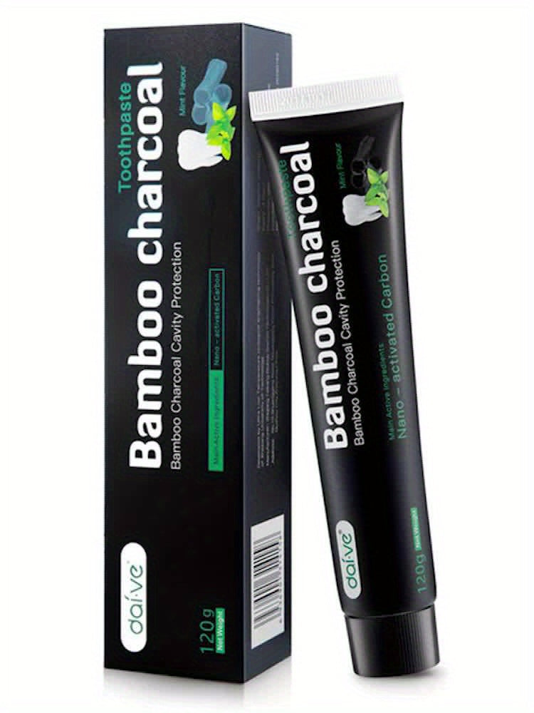 Oral Care
Bamboo Charcoal Toothpaste for Adults - Deep Clean & Fresh Breath, All-Day Odor Control by Brushing, Gift Set Included