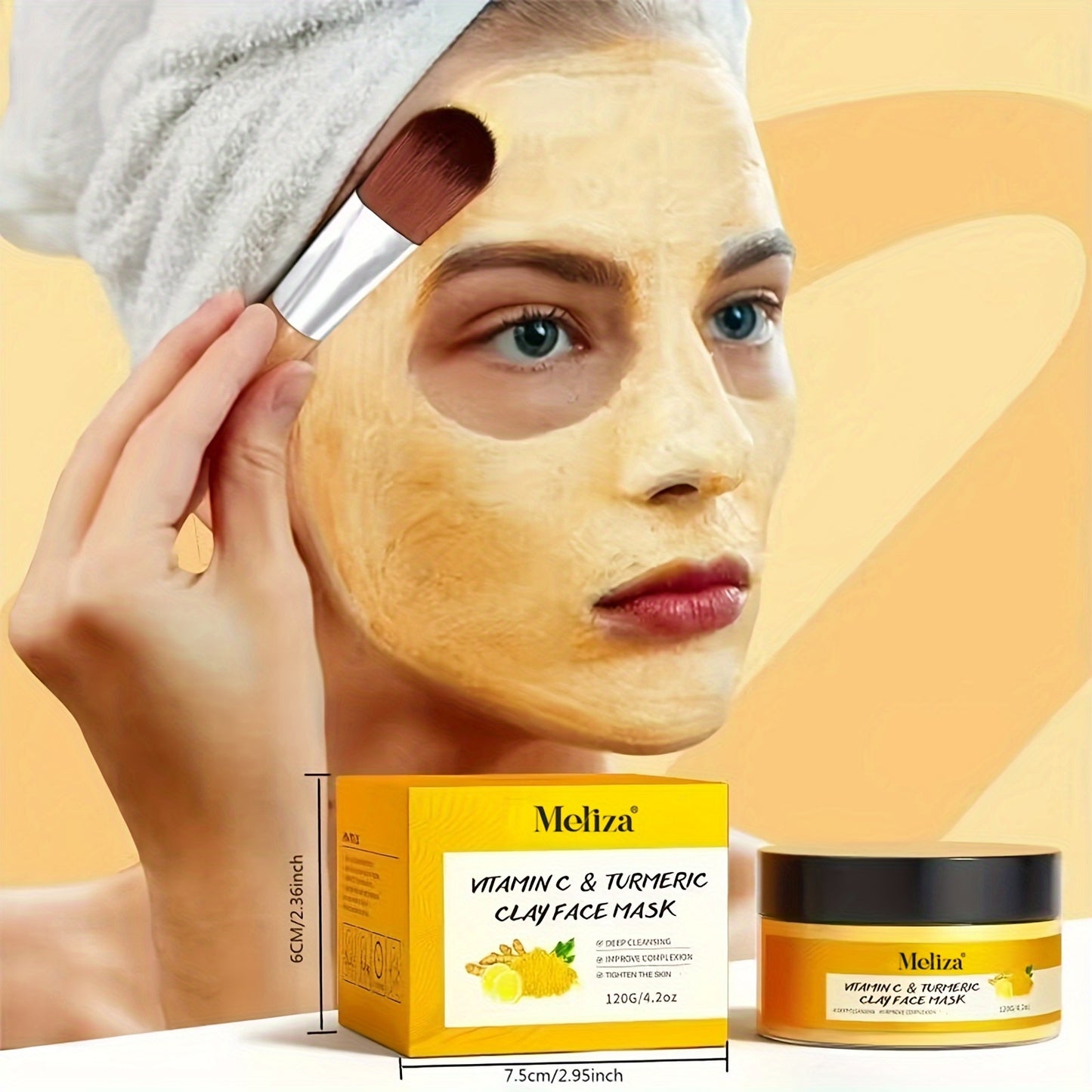 Facial care
120g Vitamin C Exfoliating Mask Turmeric Exfoliating Mask Improves Pores Deep Cleansing Mask Vitamin C Exfoliating Mask Smear Mask