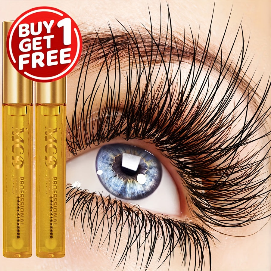 Makeup [Buy 1 Get 1 Free] Nourishing Eyelash And Eyebrow Enhancer Serum - Natural Ingredients, Deeply Moisturizing, Eye Cosmetics Gel Mascara Cream