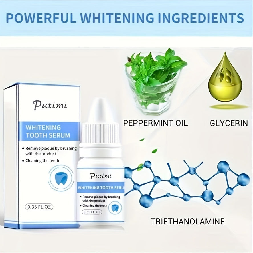 Oral Care
1pc Tooth Whitening Serum, Fast Teeth Whitening Agent, Use Twice A Day, Noticeably Whiter Teeth In 1 Week