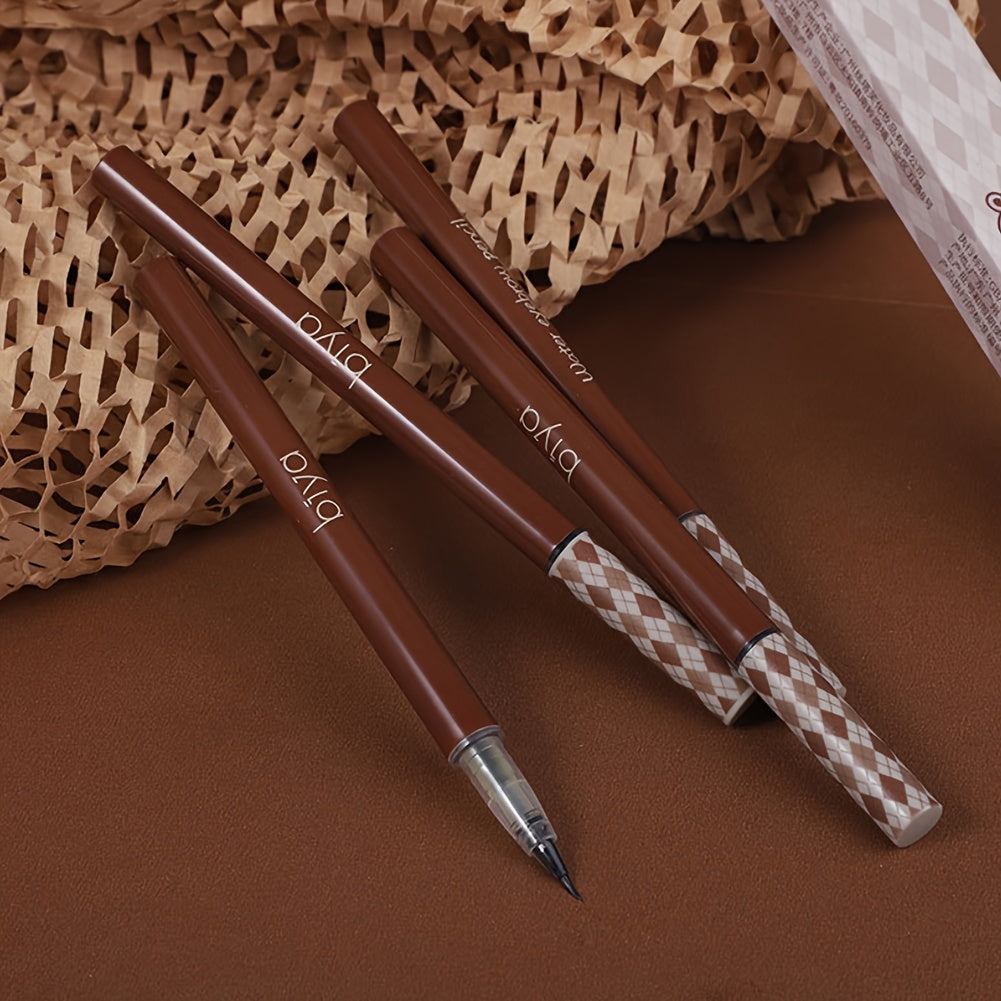 Makeup 0.01mm Ultra-Fine Eyebrow Pencil, Waterproof Sweatproof, Liquid Brow Pen, Long-Lasting Natural Makeup Look