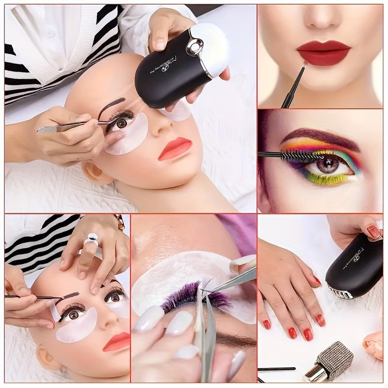 False Eyelashes
Eyelash Fan, USB Rechargeable Handheld Mini Fan Lash Dryer, Perfect For Eyelash Extension Application