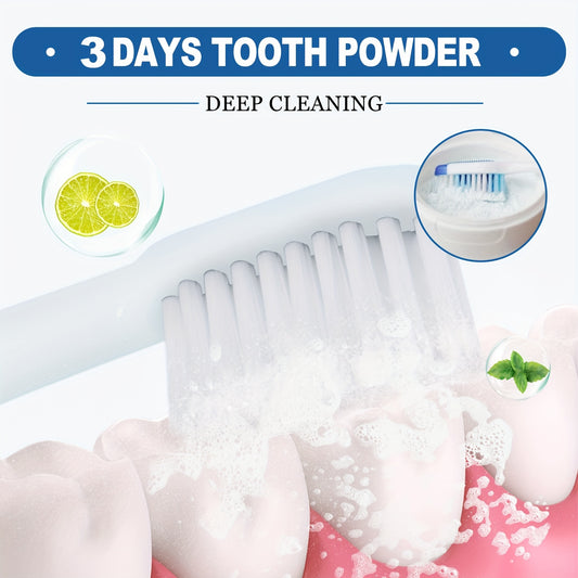 Oral Care
White Teeth Brightening Powder, Deep Cleaning, Fresh Mint Flavor, Daily Use Toothpowder