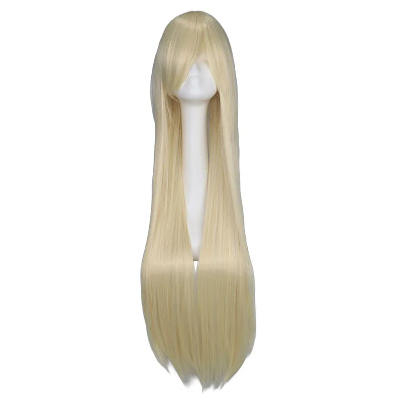 Hair Extensions and Wigs
Long Straight Party Cosplay Black 40" 100 Cm Synthetic Hair Wigs