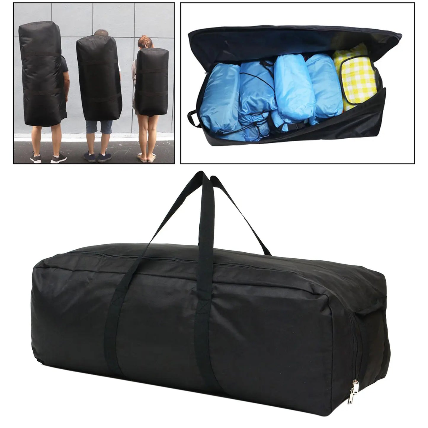 Travel Bag 55L 100L 150L Gym Bag Outdoor Large Capacity Duffle Travel Gym Weekend Overnight Bag Waterproof Sport Bags