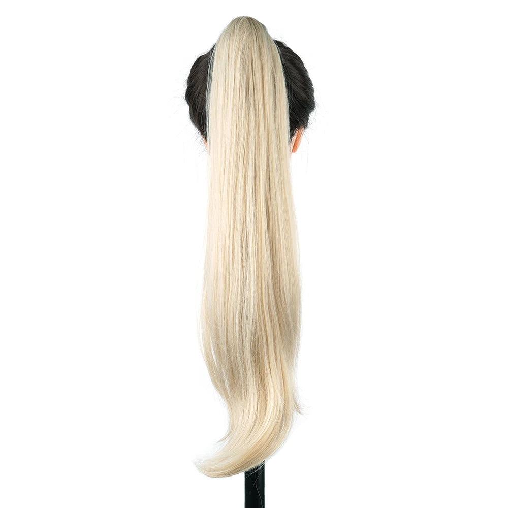 Hair Extensions and Wigs
Soowee Long Layered Ponytail Synthetic Hair Extension Blonde Pony Tail Flexible Hair Ponytails Hairpieces